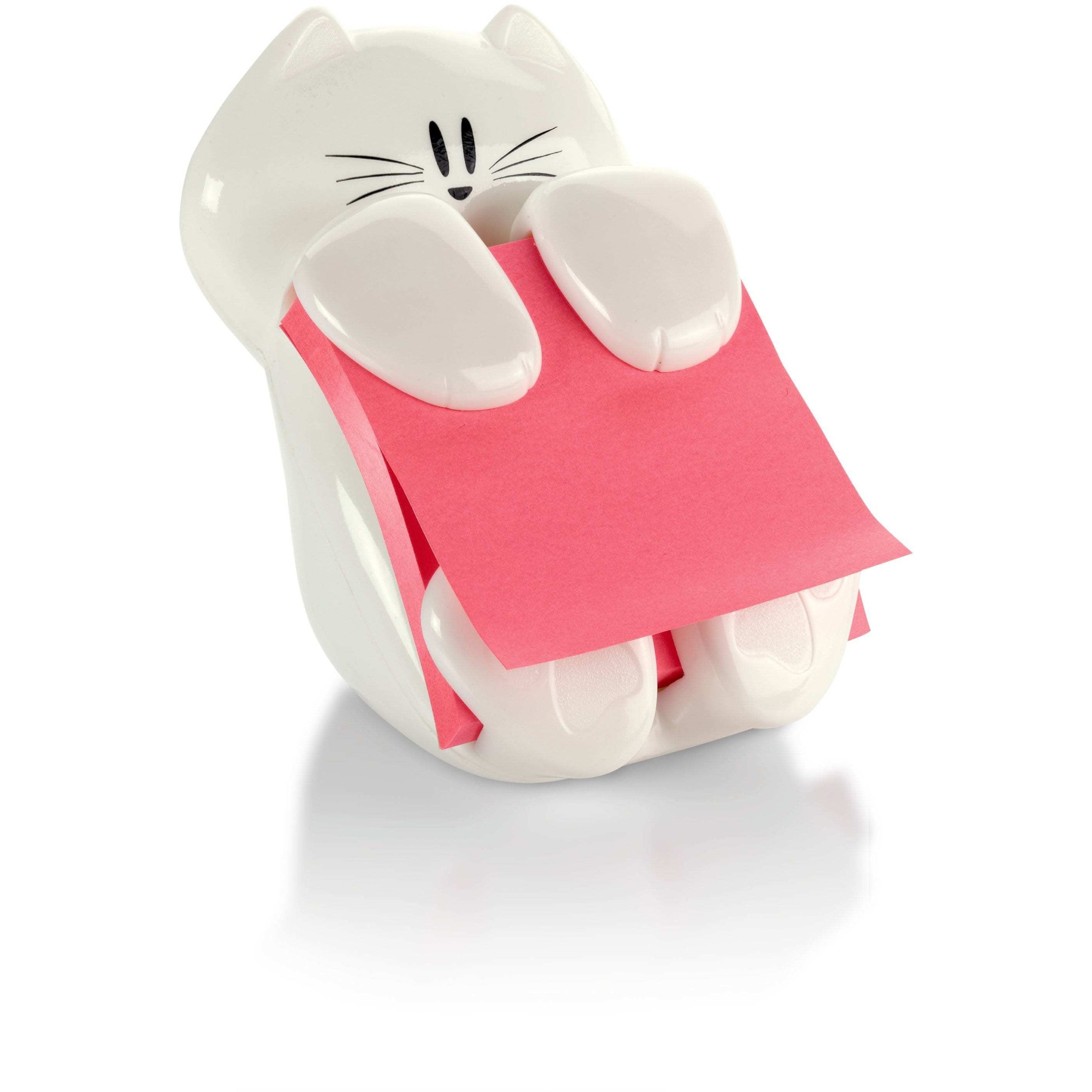 3" x 3" Note - 100 Note Capacity - White