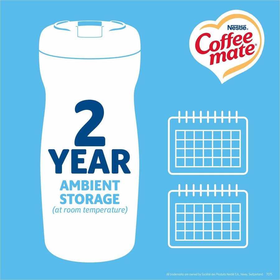 Coffee mate French Vanilla Powdered Coffee Creamer Canister - French Vanilla Flavor - 0.94 lb (15 oz) - 141 Serving - 1 Each