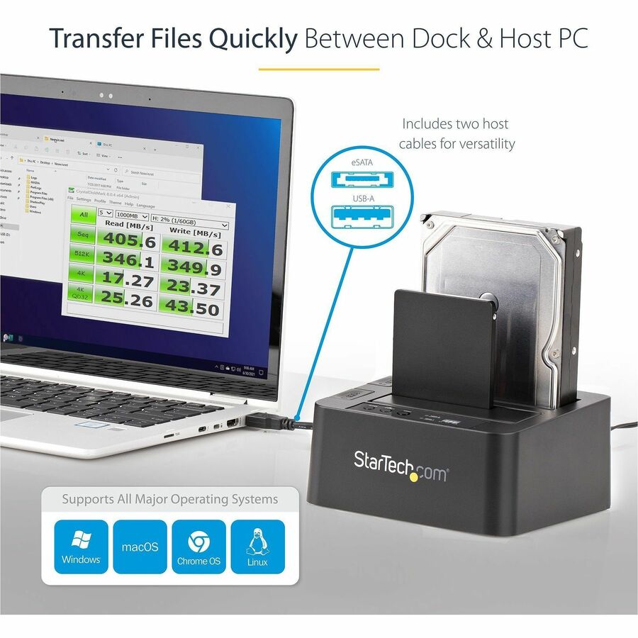 StarTech.com SATA HDD Duplicator Dock