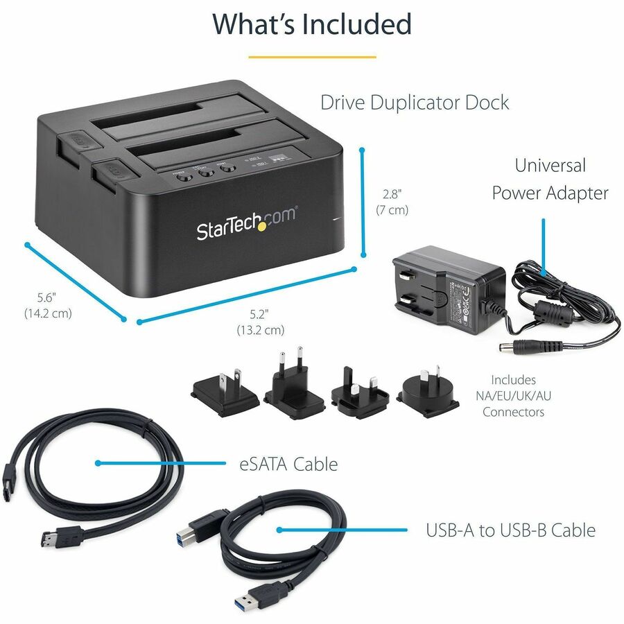 StarTech.com SATA HDD Duplicator Dock