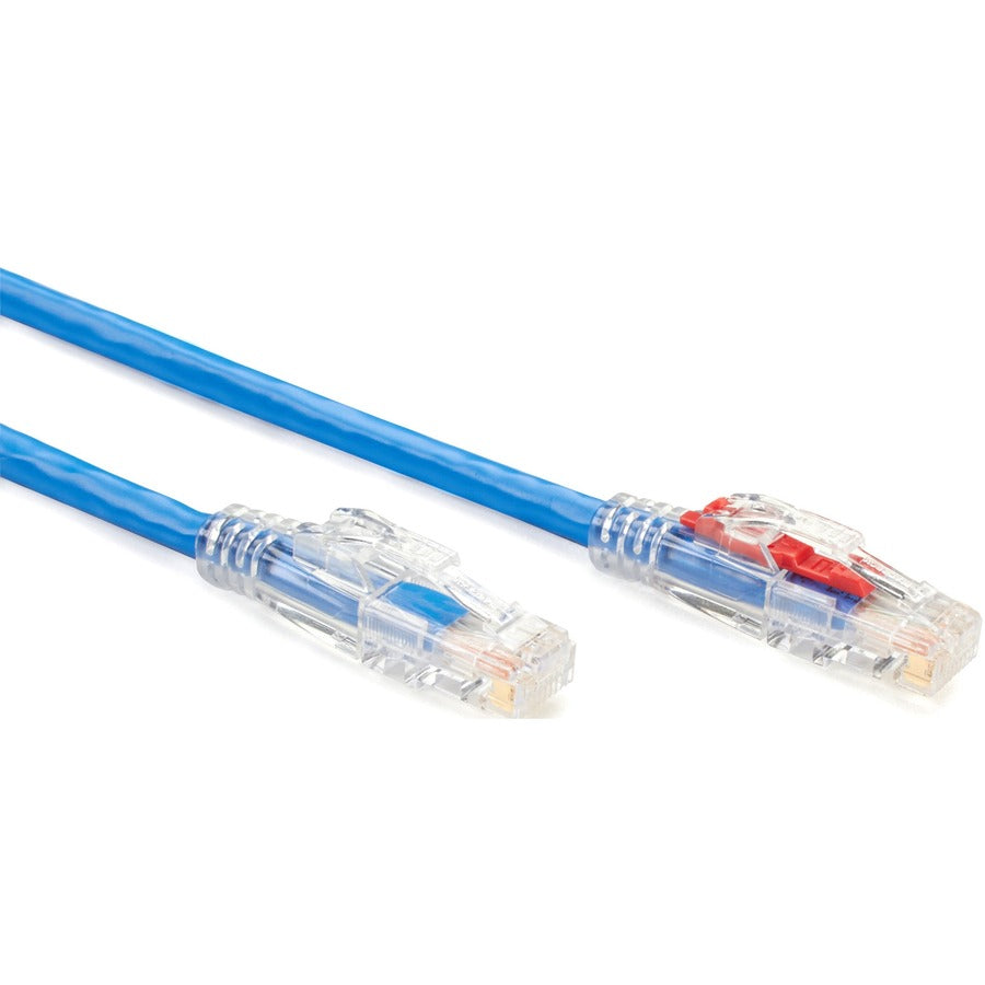 Black Box GigaBase 3 Cat.5e UTP Patch Network Cable, 10 ft, RJ-45 Male/Male, 1 Gbit/s, Gold Plated Contacts, 24 AWG, Blue, 1 Each