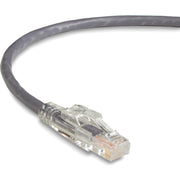 Black Box GigaBase 3 Cat.5e UTP Patch Network Cable, 5 ft, RJ-45 Male/Male, 24 AWG, Gold Plated Contacts, Gray, 1 Each