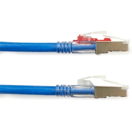 Black Box GigaBase 3 Cat.5e F/UTP Shielded Patch Network Cable, 1 ft, RJ-45 Male/Male, 24 AWG, Gold Plated Contacts, Green, 1 Each