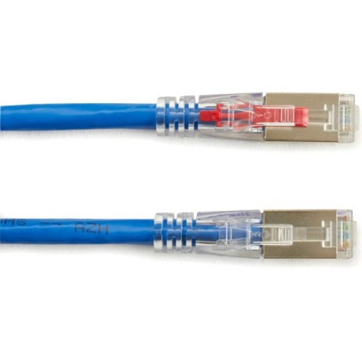 Black Box GigaBase 3 Cat5e F/UTP Shielded Patch Network Cable, 6 ft, RJ-45 Male/Male, 24 AWG, Gold Plated Contacts, Green, 1 Each