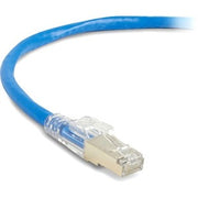 Black Box GigaTrue 3 CAT6A 650-MHz Locking Snagless Patch Cable, 5 ft, Shielded, RJ-45 Male/Male, 26 AWG, Blue, Gold Plated Contacts, 1 Each