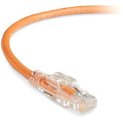 Black Box GigaTrue 3 Cat6 UTP Patch Cable, 4 ft, RJ-45 Male/Male, 24 AWG, Gold Plated Contacts, Snagless Boot, Orange, 1 Each