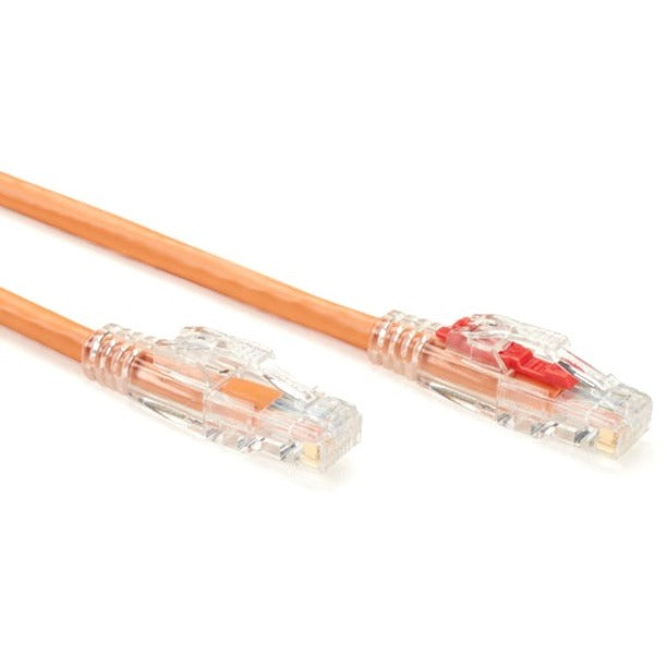 Black Box GigaTrue 3 Cat6 UTP Patch Cable, 4 ft, RJ-45 Male/Male, 24 AWG, Gold Plated Contacts, Snagless Boot, Orange, 1 Each