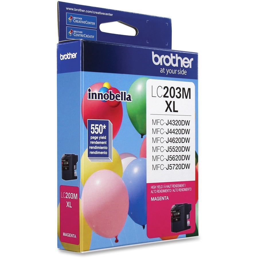 Brother Innobella LC203M High Yield Inkjet Ink Cartridge - Magenta - 1 Each