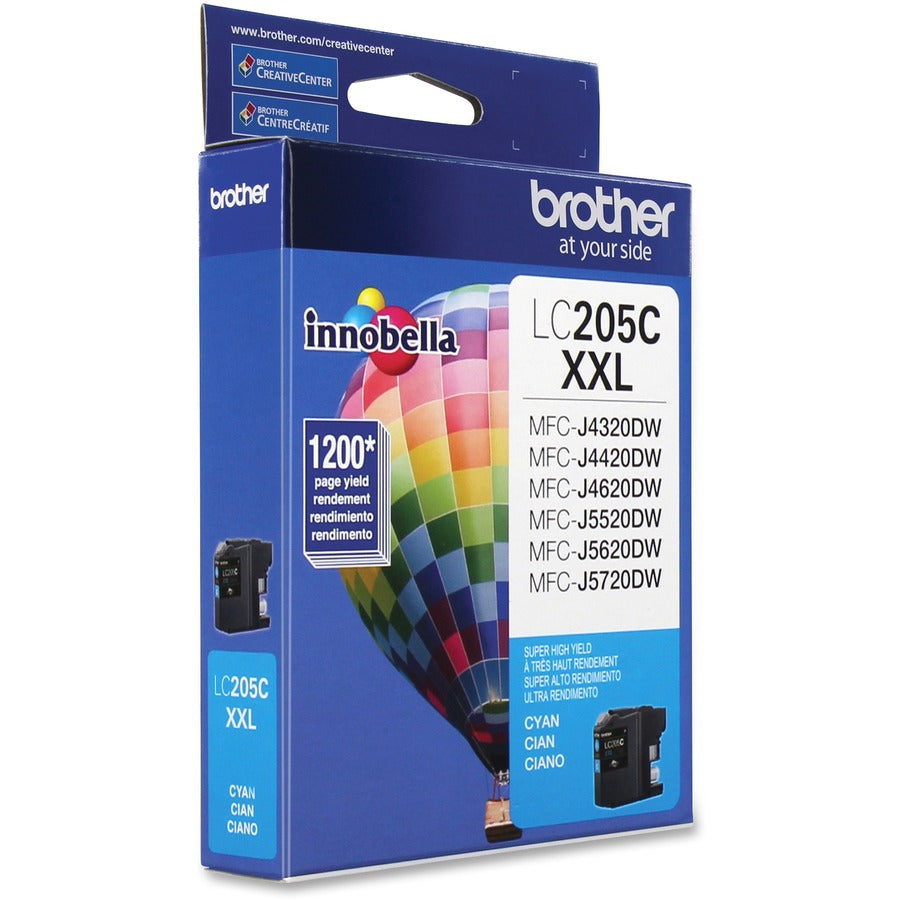 Brother Innobella LC205C Inkjet Ink Cartridge - Cyan - 1 Each