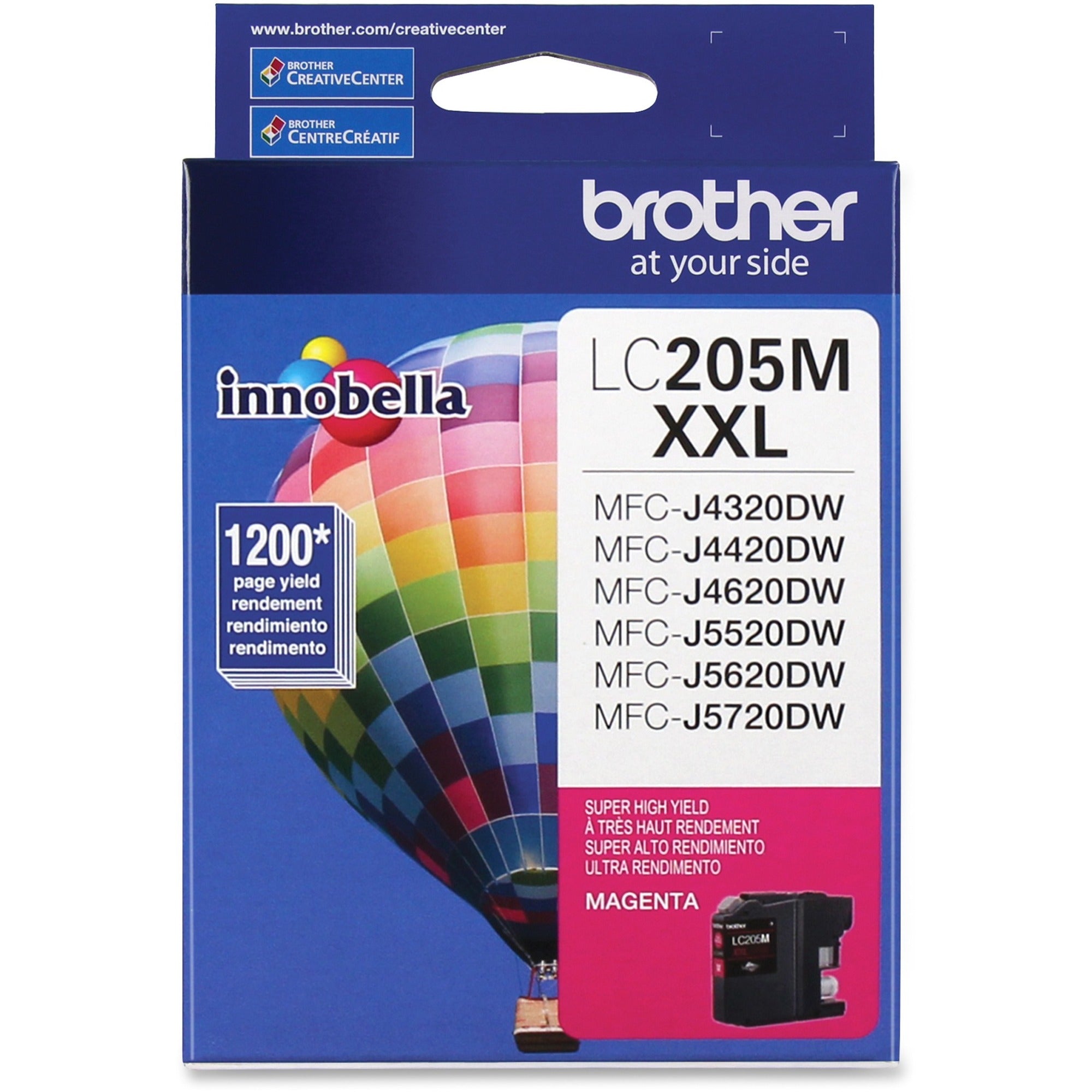 Brother Innobella LC205M Inkjet Ink Cartridge - Magenta - 1 Each