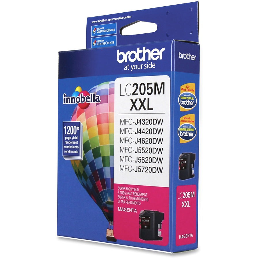 Brother Innobella LC205M Inkjet Ink Cartridge - Magenta - 1 Each