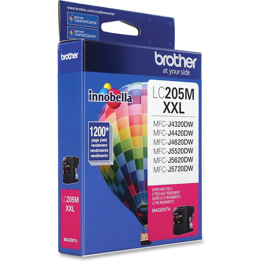Brother Innobella LC205M Inkjet Ink Cartridge - Magenta - 1 Each