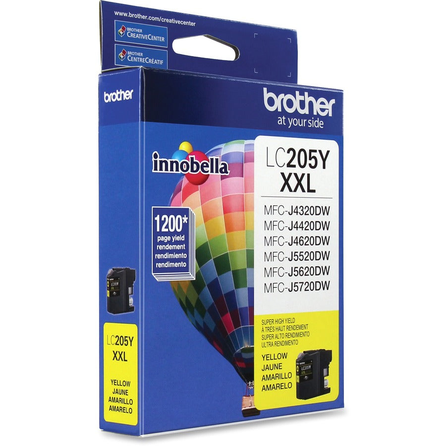 Brother Innobella LC205Y Inkjet Ink Cartridge - Yellow - 1 Each
