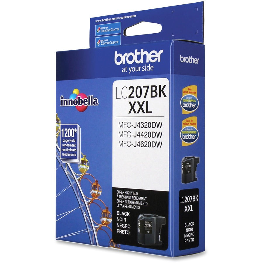 Brother Innobella LC207BK Original Inkjet Ink Cartridge - Black - 1 Each