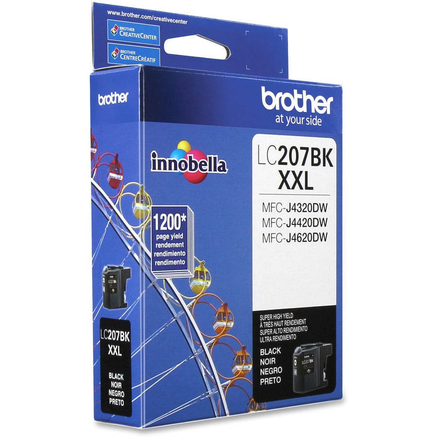 Brother Innobella LC207BK Original Inkjet Ink Cartridge - Black - 1 Each