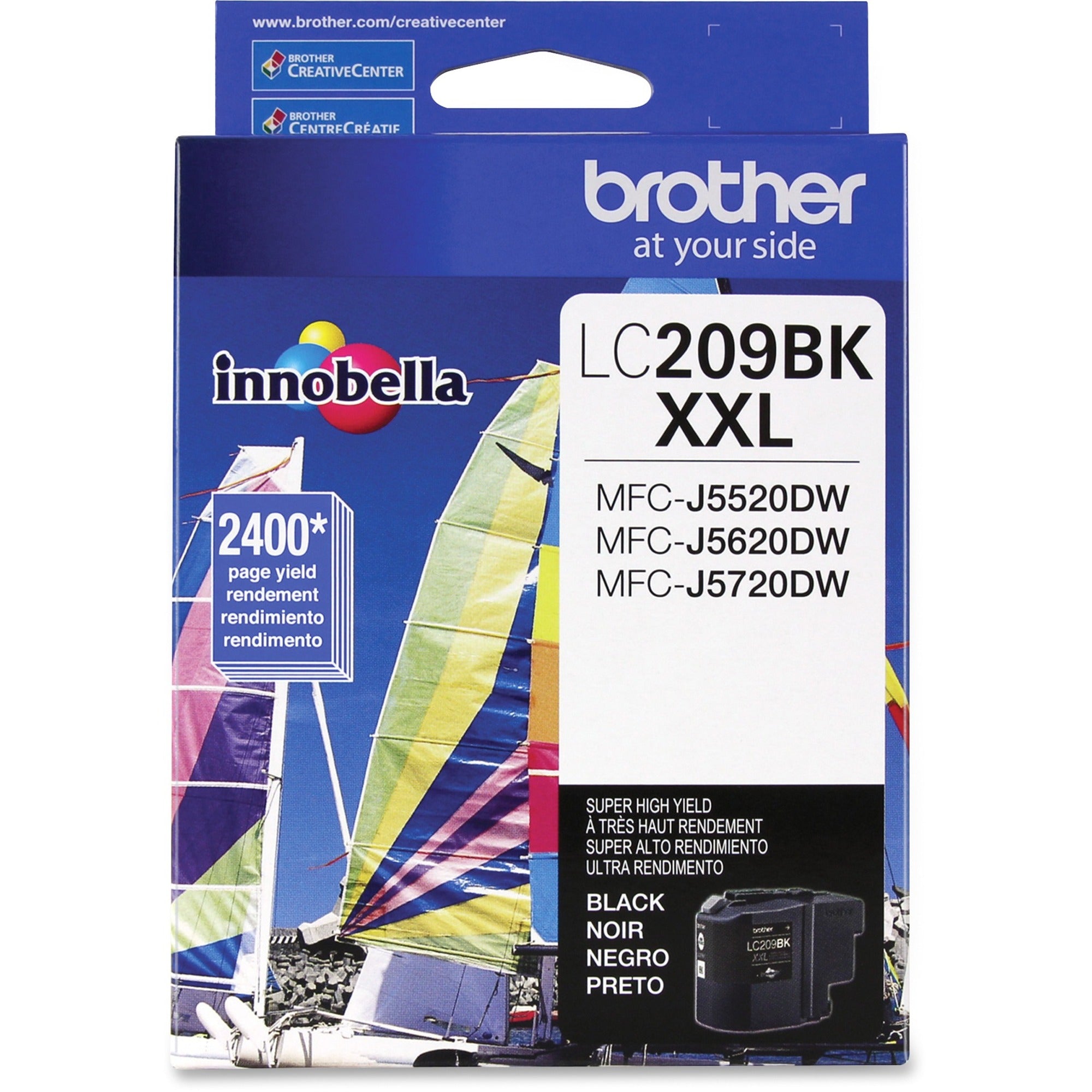 Brother Innobella LC209BK Inkjet Ink Cartridge - Black - 1 Each