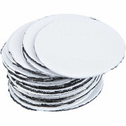 MasterVision Magnetic Color Coding Dots, 3/4" Diameter, Round, White, Vinyl, 20 Pack