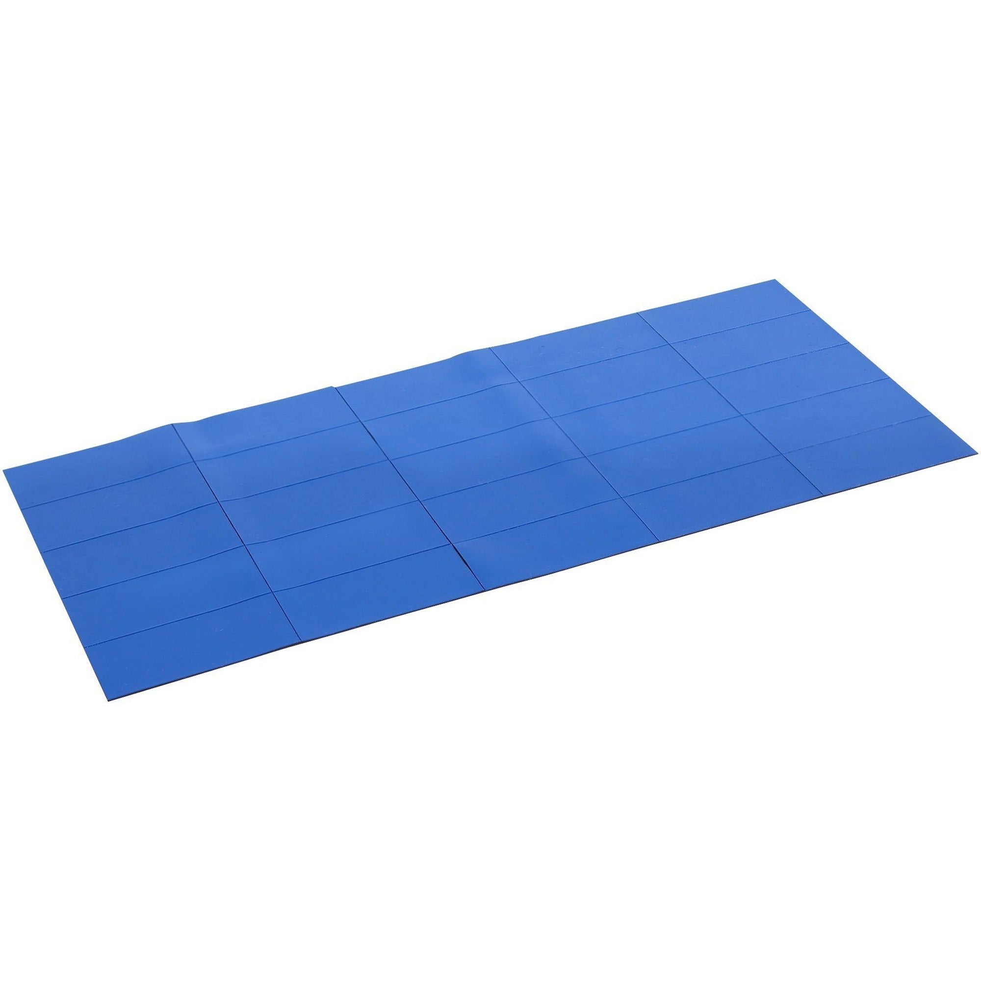 MasterVision 2" Magnetic Dry Erase Strips, Blue, 0.88" x 2", 1 Pack