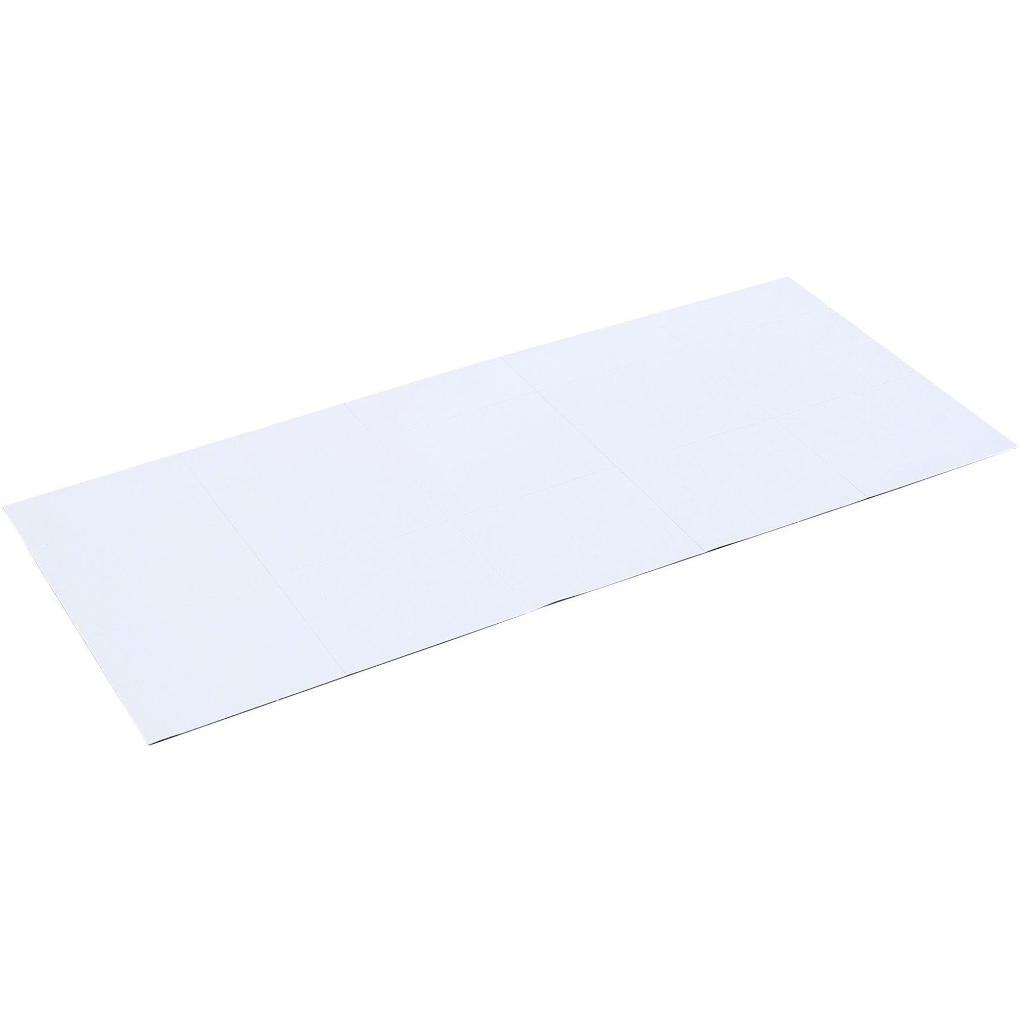 MasterVision 2" Magnetic Dry Erase Strips, White, 0.88" x 2", 1 Pack