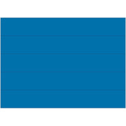 MasterVision 6" Magnetic Dry Erase Strips, Blue, 0.88" x 6", 1 Pack