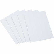 MasterVision 6" Magnetic Dry Erase Strips, White, 0.88" x 6", 1 Pack