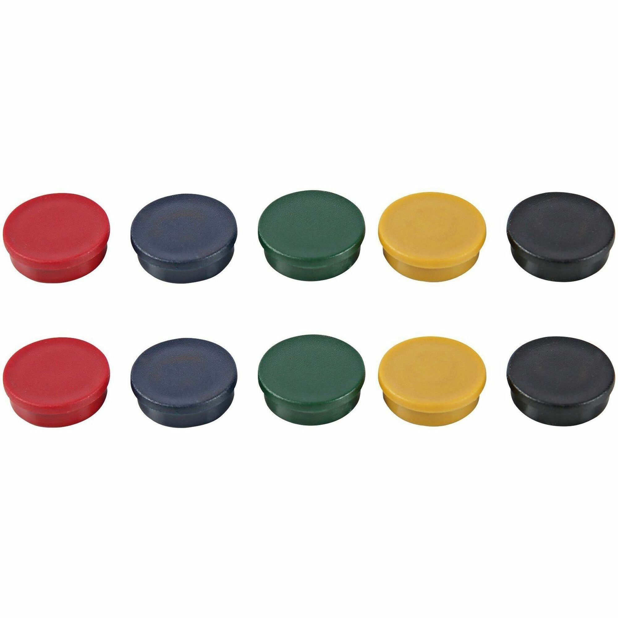 0.9" Diameter - Round - 10 / Pack - Gray
