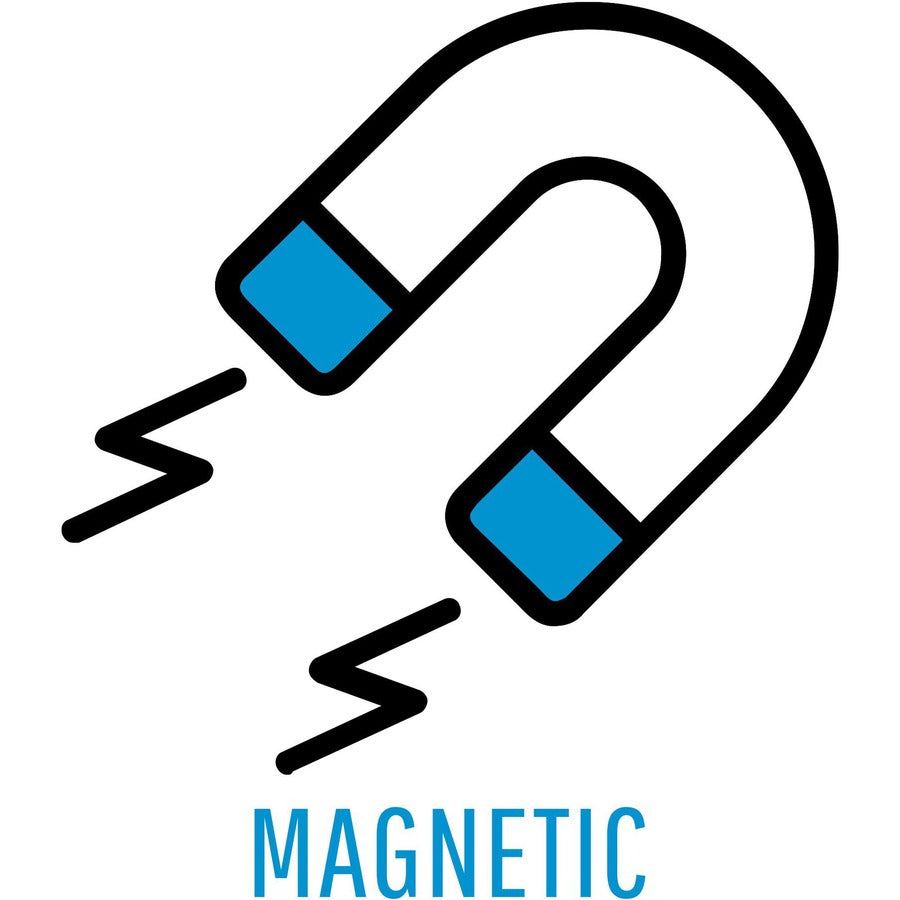 1" x 2" Block - White, Gold - Aluminum, Steel - 36" Height x 48" Width - Magnetic, Dry Erase Surface, Marker Tray - 1 Each