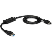 StarTech.com eSATA/USB Data Transfer Cable, USB 3.0 Type A Male to eSATA Female, 3 ft, Black, 1 Each