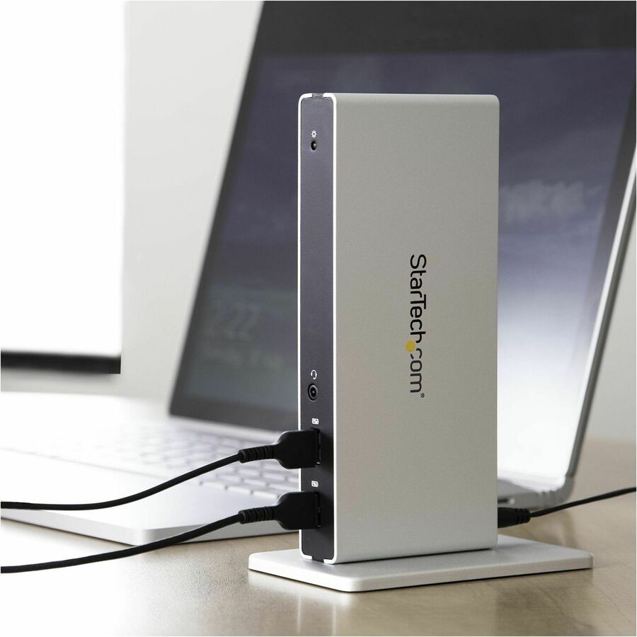 StarTech.com Dual-Monitor USB 3.0 Docking Station with DVI and Vertical Stand