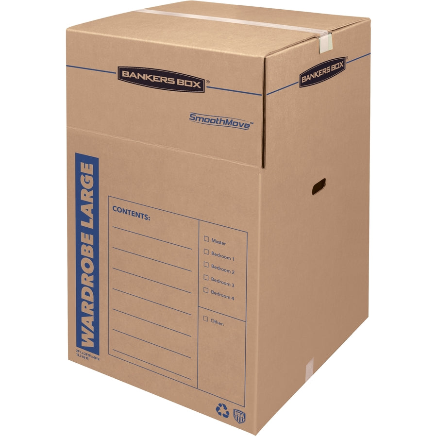Internal Dimensions: 24" Width x 24" Depth x 40" Height - External Dimensions: 24.4" Width x 24.4" Depth x 40.3" Height - Kraft, Green - For Apparel - Recycled - 3 / Carton
