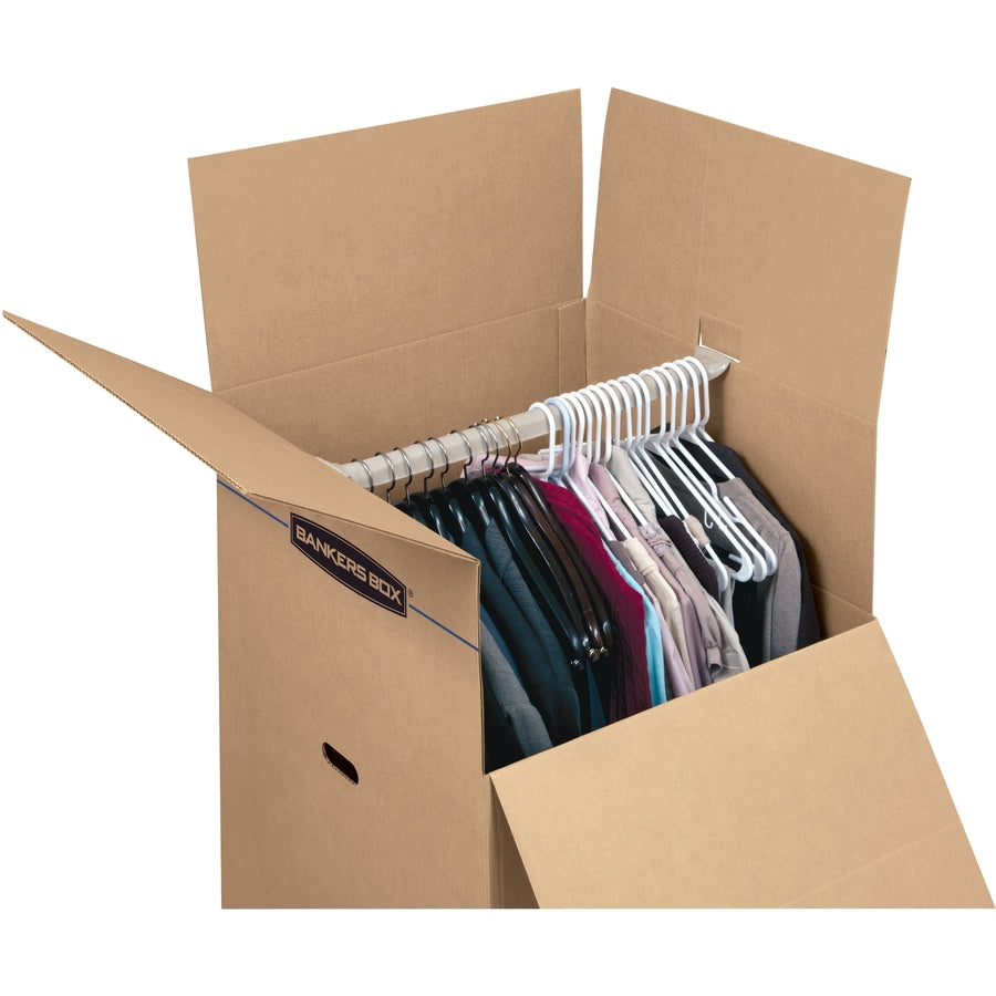 Internal Dimensions: 24" Width x 24" Depth x 40" Height - External Dimensions: 24.4" Width x 24.4" Depth x 40.3" Height - Kraft, Green - For Apparel - Recycled - 3 / Carton