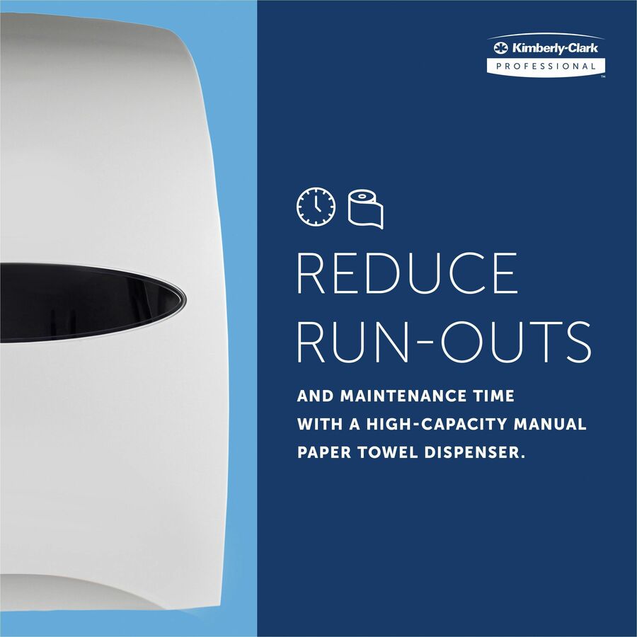 Touchless Dispenser - 16.1" Height x 12.6" Width x 10.2" Depth - Plastic - White - Durable - 1 Carton