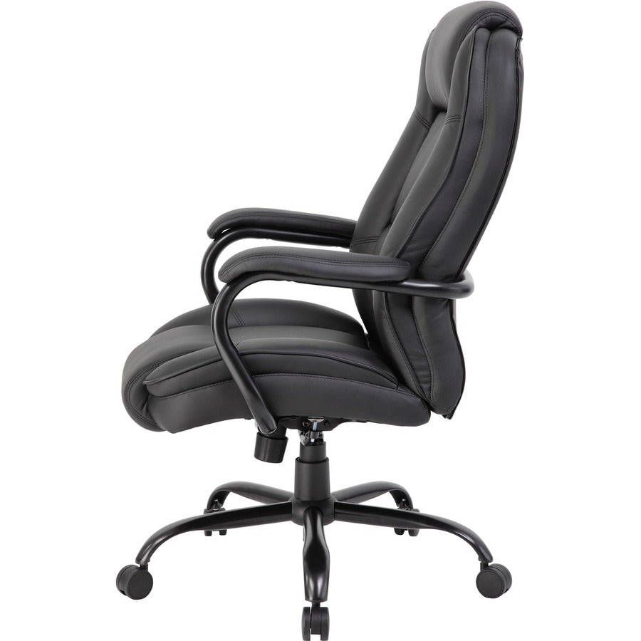 Boss Executive Chair, Black Seat and Back, 1 Each