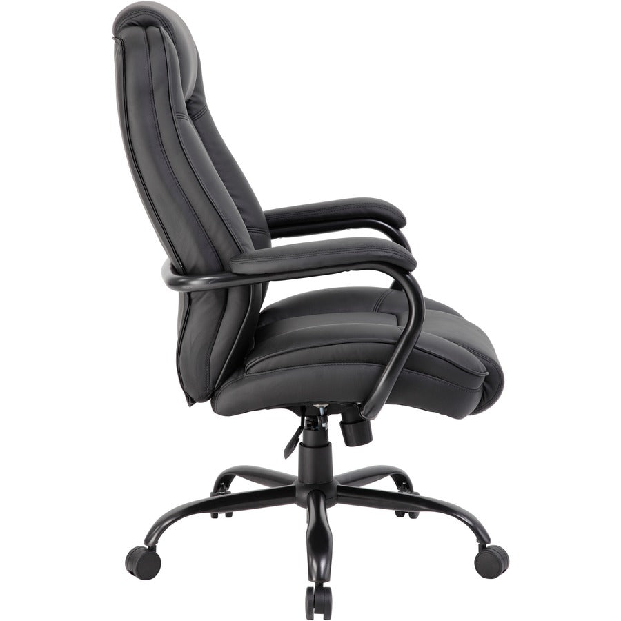 Boss Executive Chair, Black Seat and Back, 1 Each