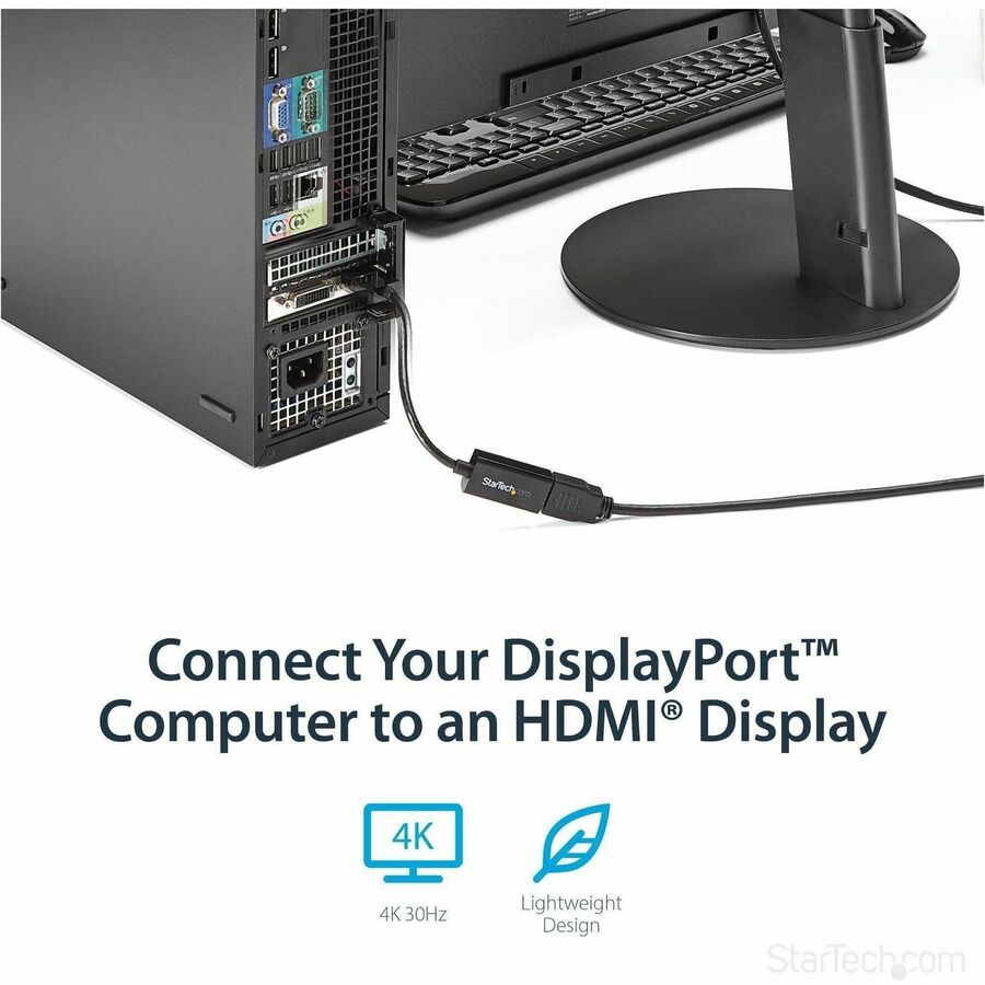 StarTech.com DisplayPort to HDMI Active Adapter