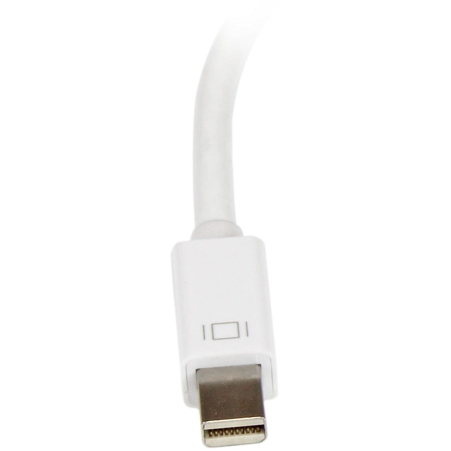 StarTech.com Mini-DisplayPort to HDMI Active Adapter, 1 x Mini DisplayPort Male to 1 x HDMI Female, Nickel Connector, White, 1 Each
