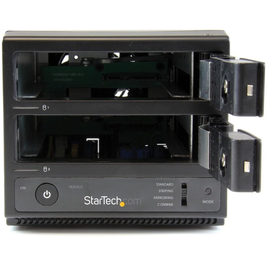 StarTech.com USB 3.0/eSATA Dual 3.5" SATA HDD Trayless Enclosure