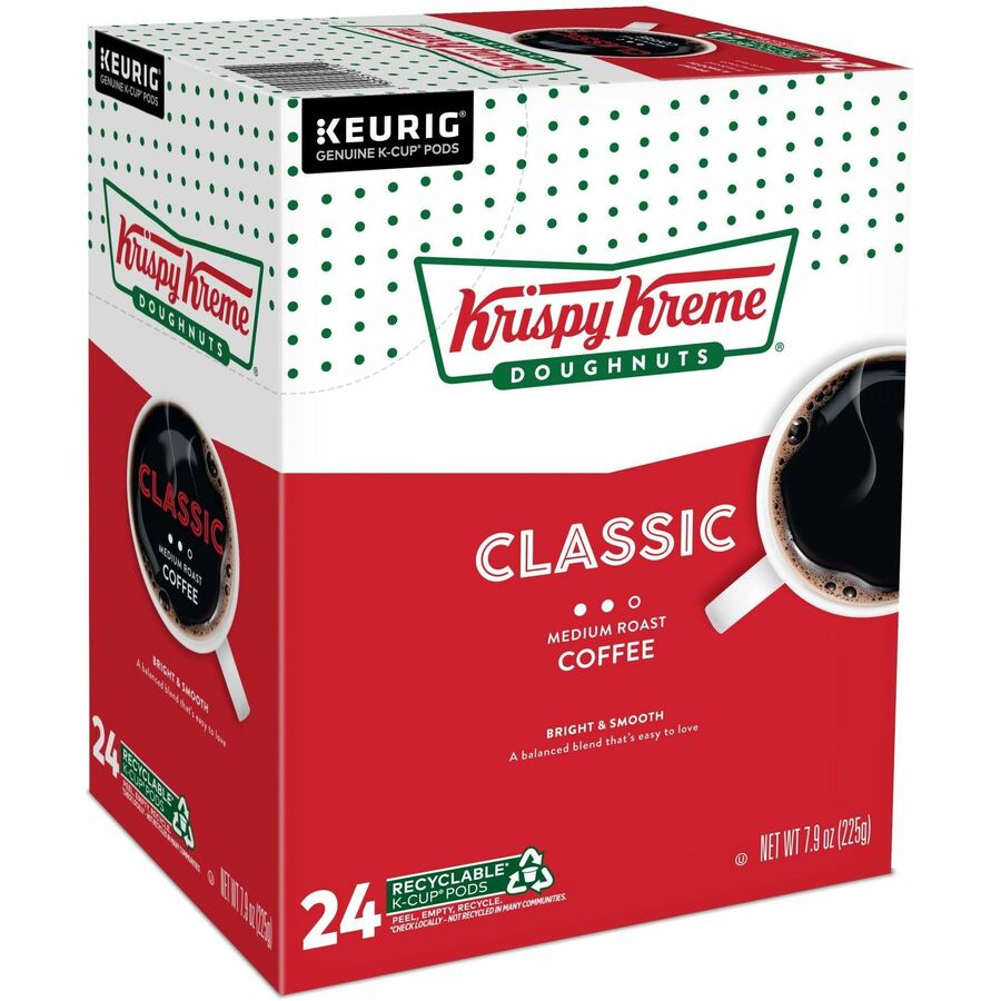 Compatible with Keurig Brewer - Regular - Medium - K-Cup, Pod - Classic - Kosher - 24 / Box