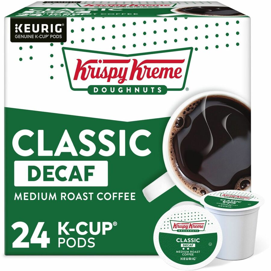 Compatible with Keurig Brewer - Full - K-Cup, Pod - Decaf, Classic - Kosher - Decaffeinated - 24 / Box