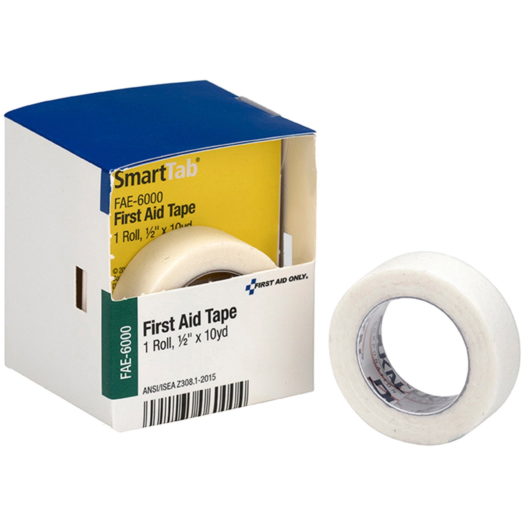 10 yd Length x 0.50" Width - White - For Secure Dressing, First Aid - 1 Box