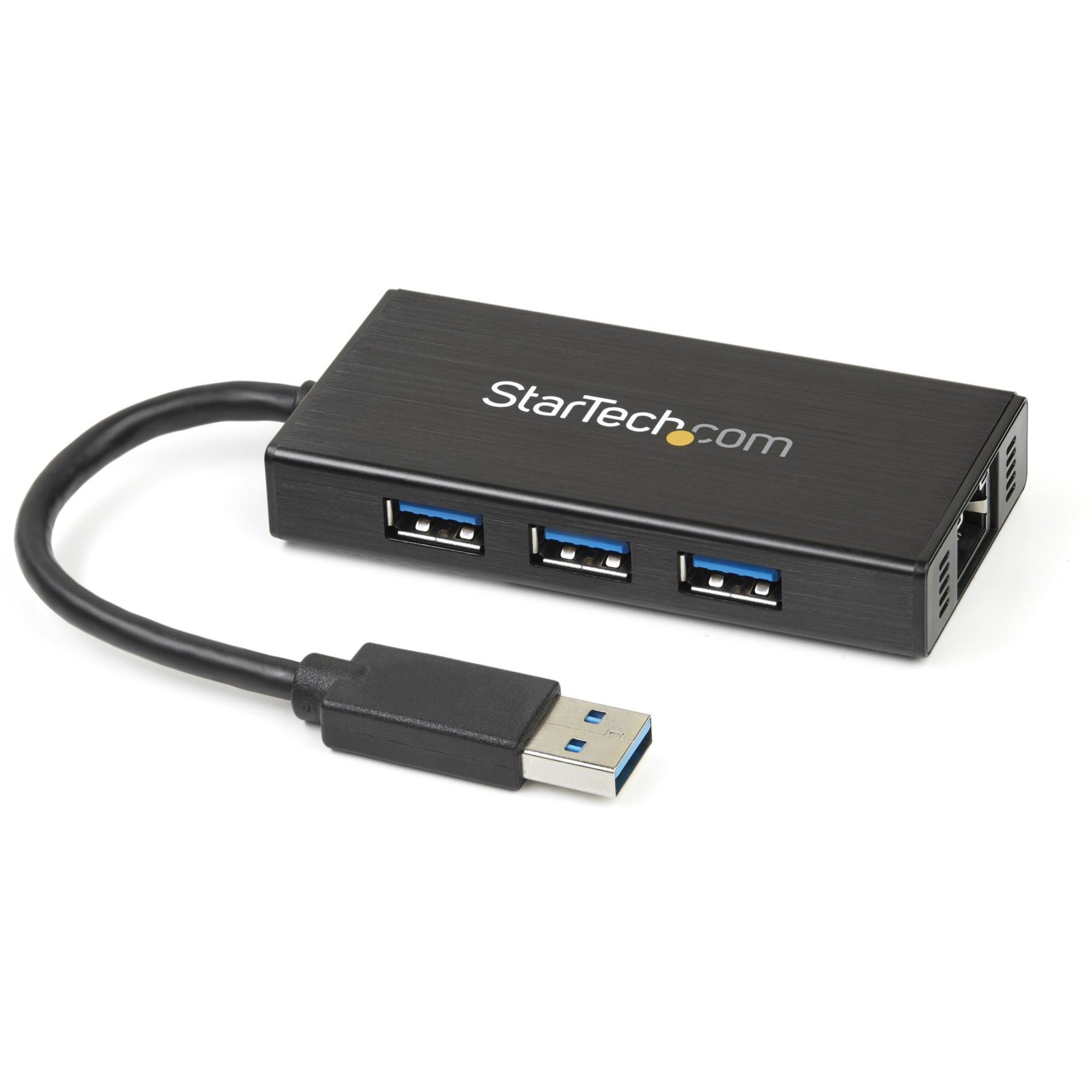 StarTech.com Aluminum USB 3.0 Hub w/ GbE Adapter
