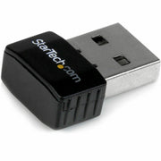 StarTech.com USB 2.0 300 Mbps Mini Wireless-N Network Adapter, IEEE 802.11n, 2.4 GHz, External, Black, 1 Each