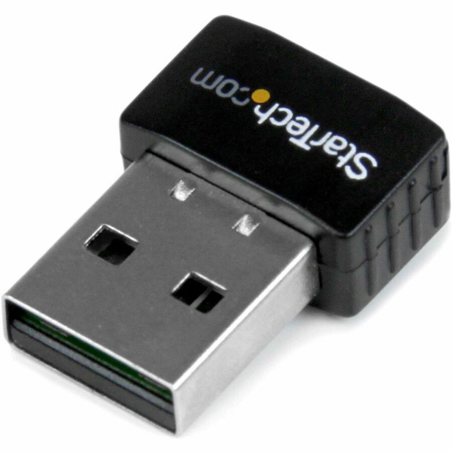 StarTech.com USB 2.0 300 Mbps Mini Wireless-N Network Adapter, IEEE 802.11n, 2.4 GHz, External, Black, 1 Each