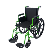 GreenLine Wheelchair 16"x16" With Foot Rest, 1 Quantity per Case