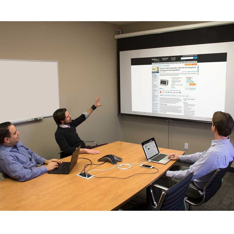 StarTech.com Conference Table Box for AV Connectivity