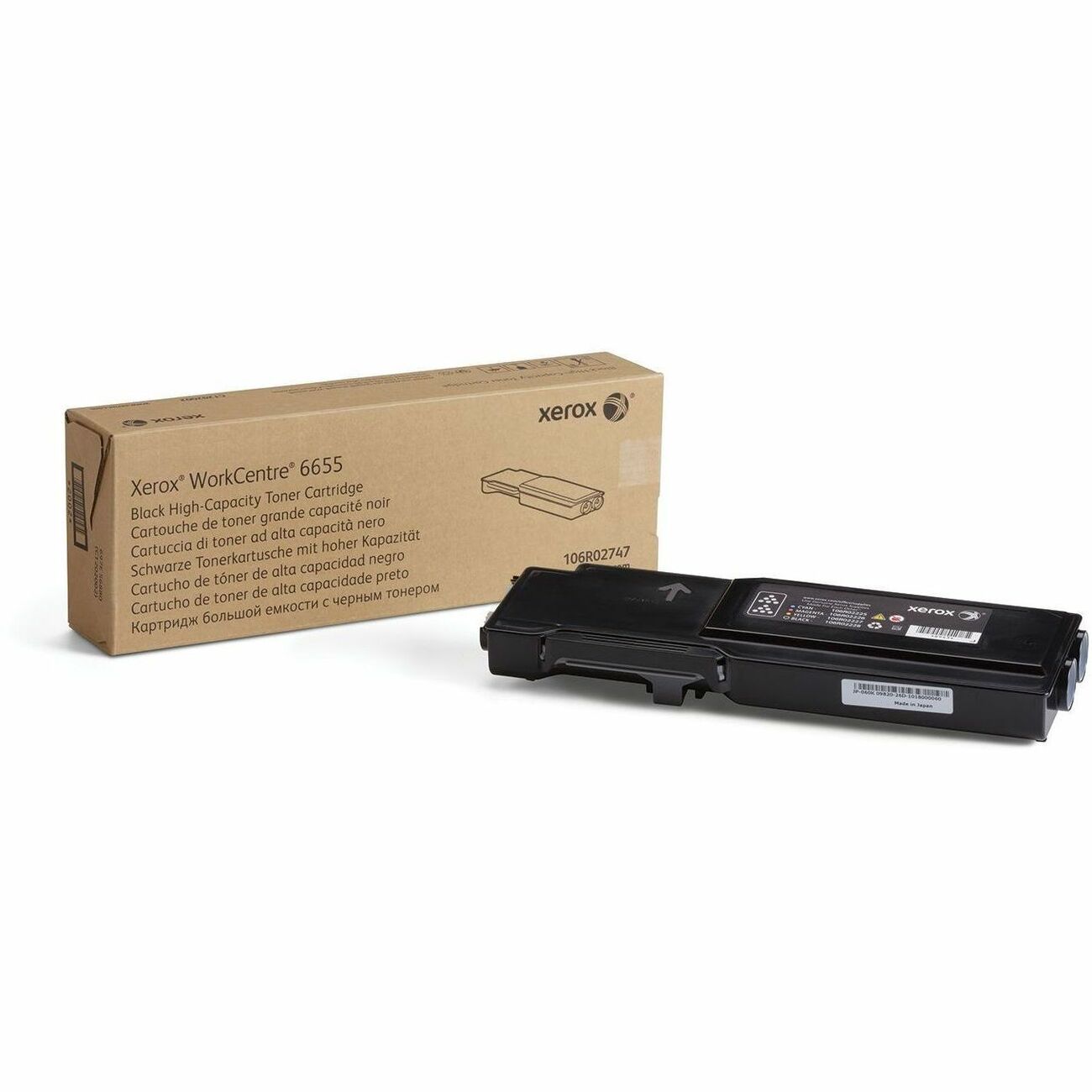 Xerox Original High Yield Black Laser Toner Cartridge, 12000 Pages, 1 Each