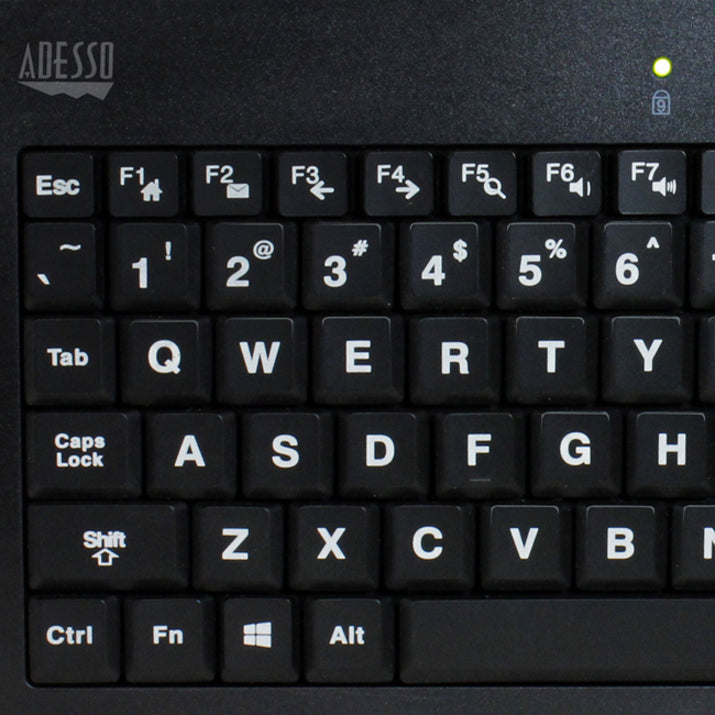 Adesso 3-Color Illuminated Mini Keyboard