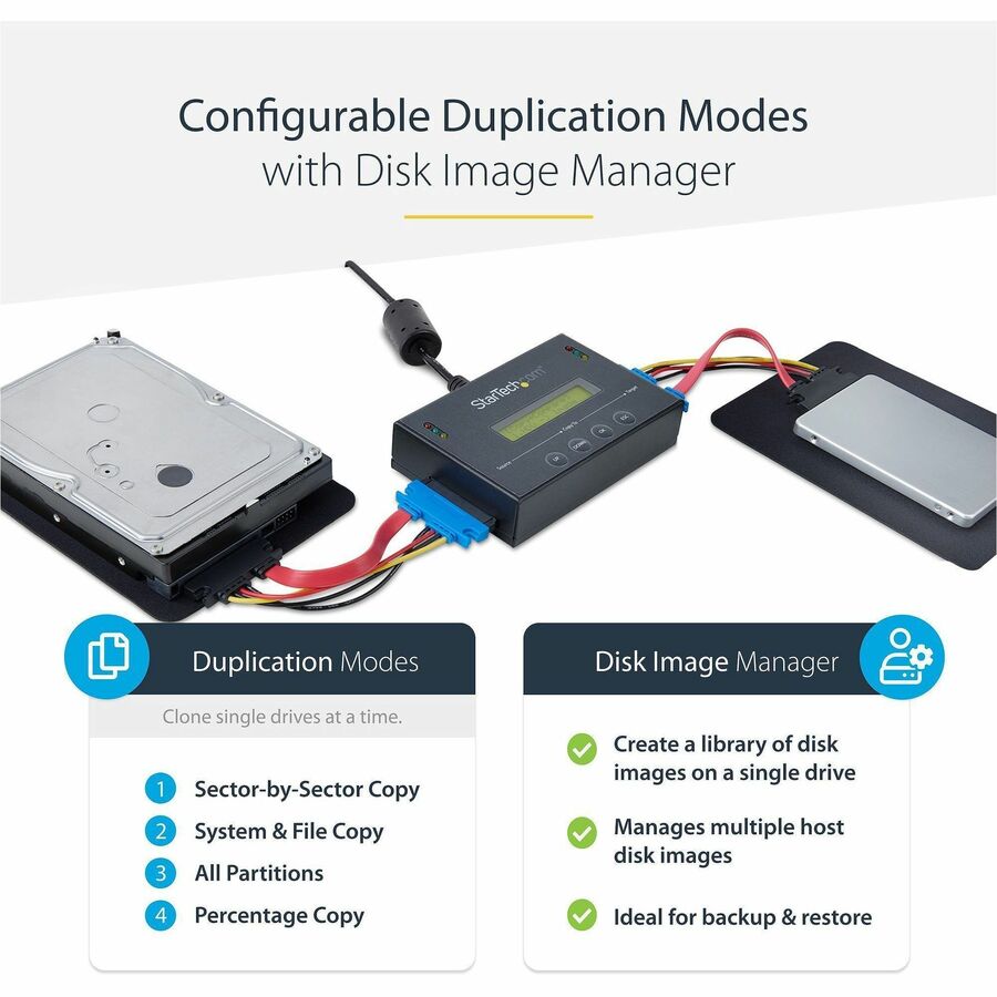 StarTech.com 1:1 HDD/SSD Duplicator