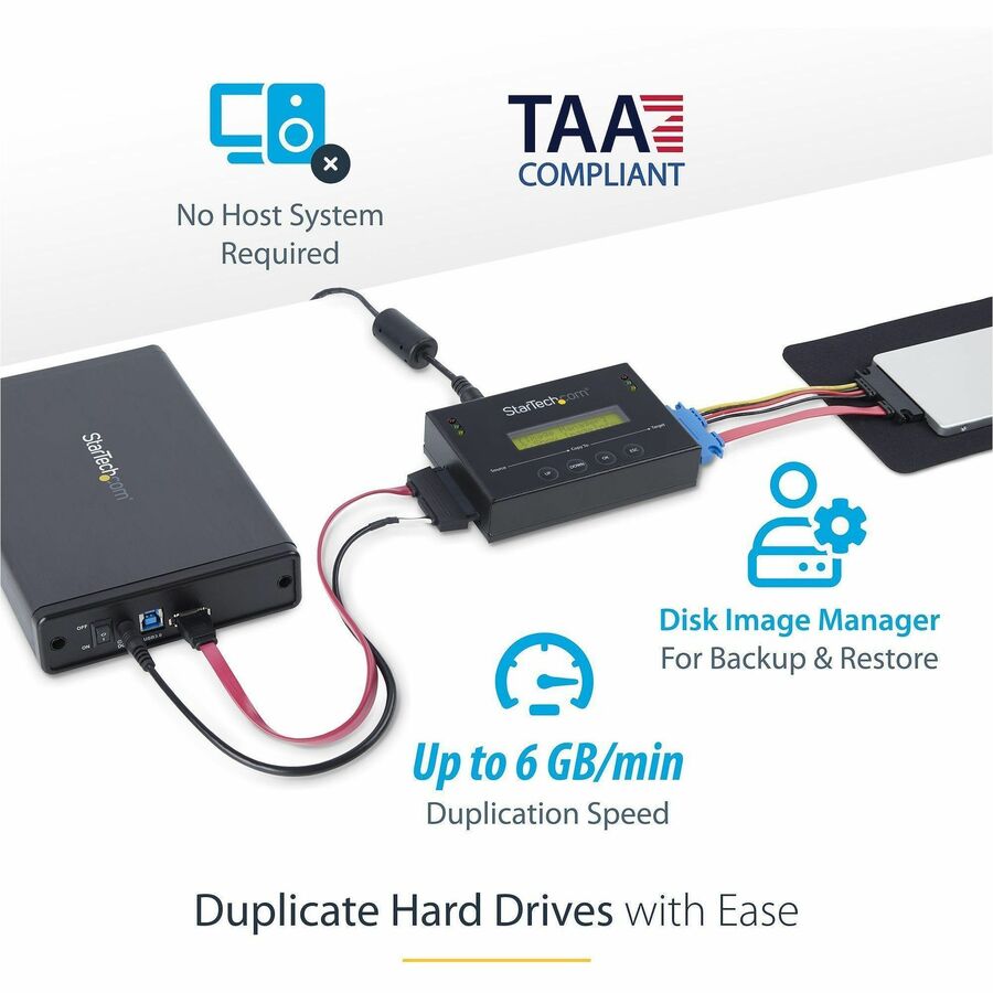 StarTech.com 1:1 HDD/SSD Duplicator