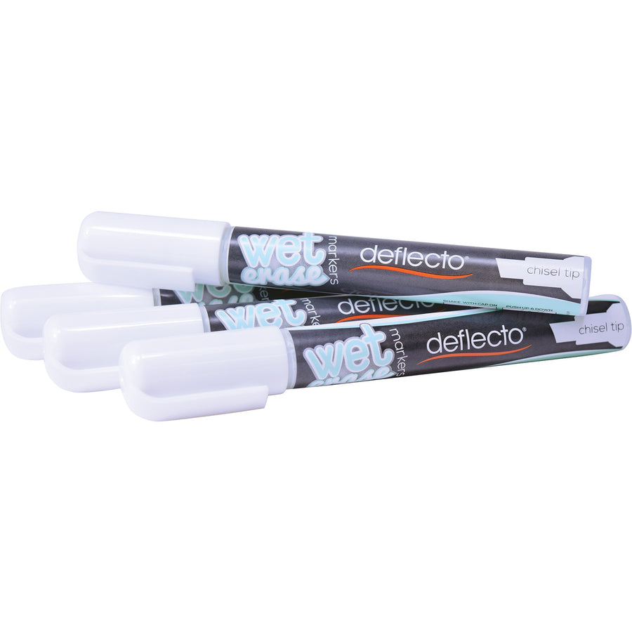 Fine Chisel, Bold Marker Point - White Ink - 4 / Pack